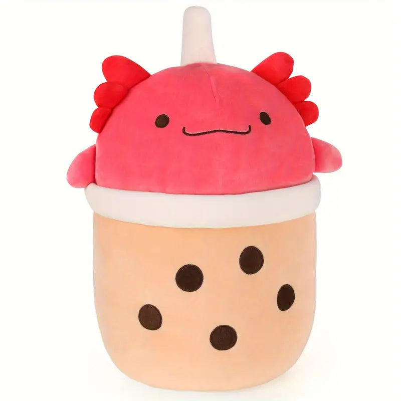 Axolotl boba plushie