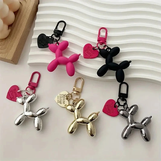 Balloon keychain charm