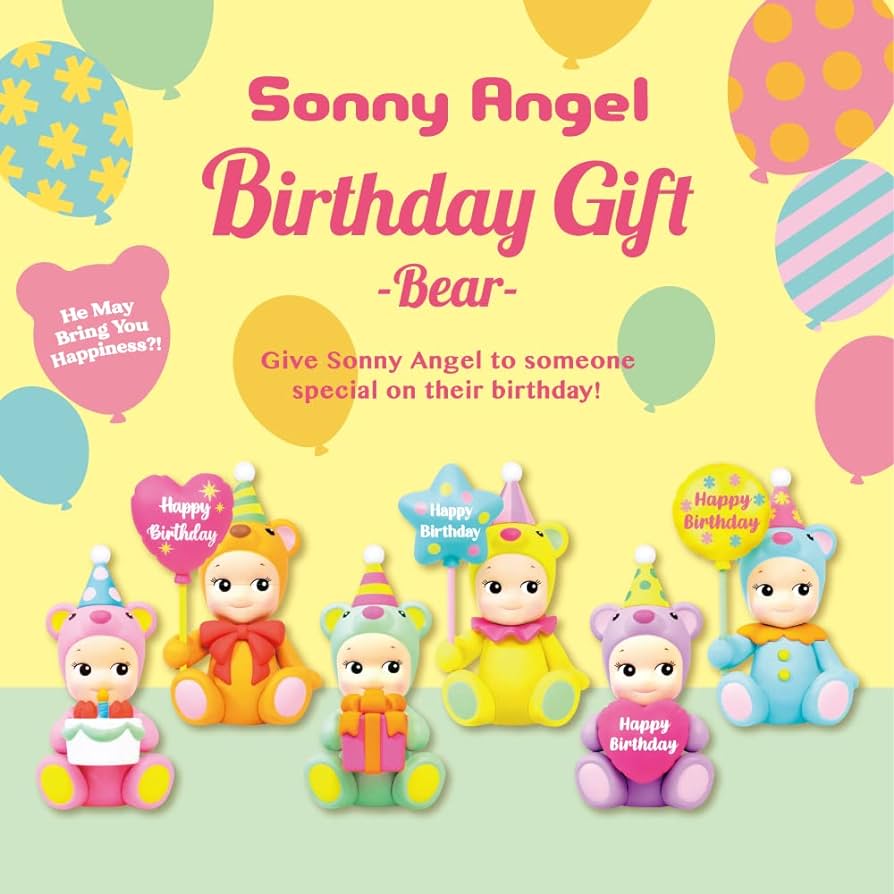 BLIND BOX - Sonny Angel - Birthday Gift Bear