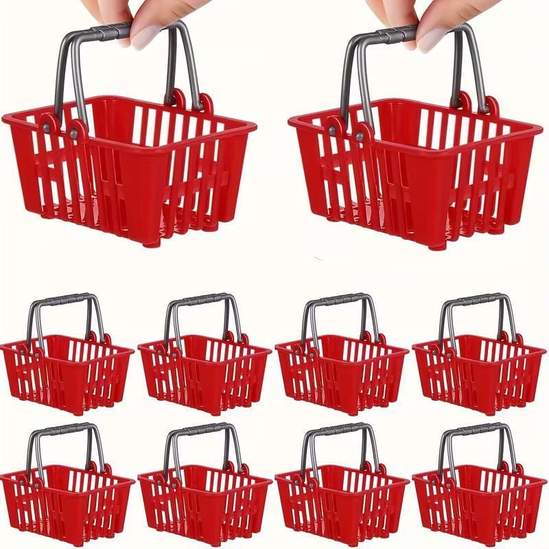 Miniature - Red Shopping Cart