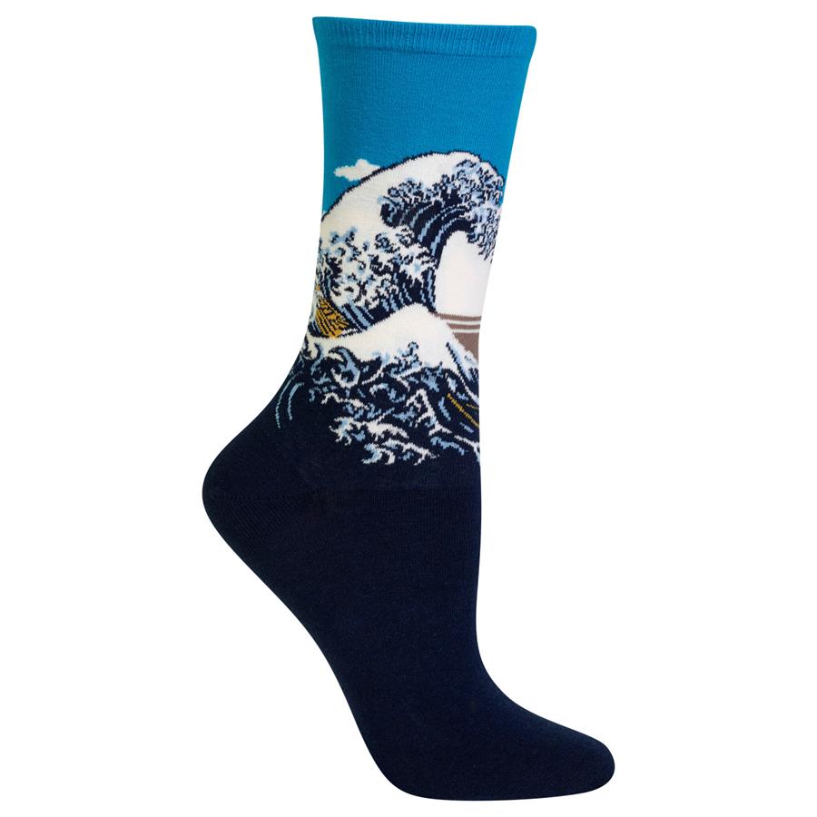 Hokusai’s Great Wave Socks