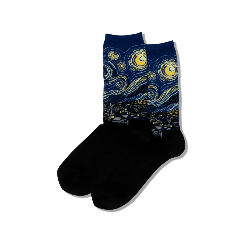 Starry Night Crew Socks