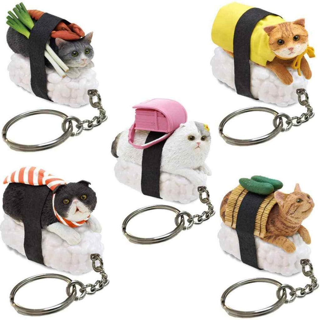 Sushi Cat Keyring