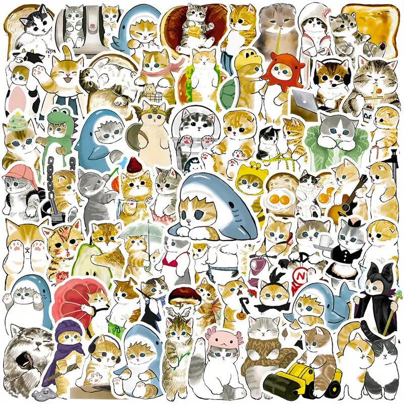 Tabby Cat Sticker