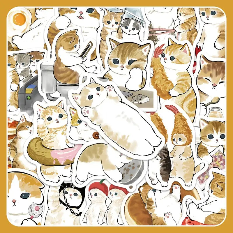 Tabby Cat Sticker