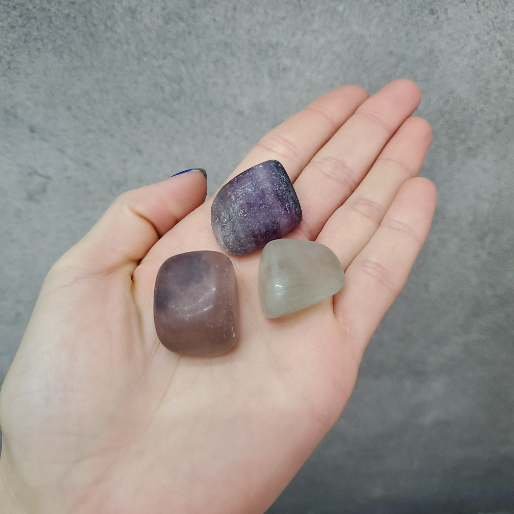 FLUORITE TUMBLED