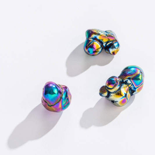 CRYSTALS - Rainbow Aura Agate Bubbles