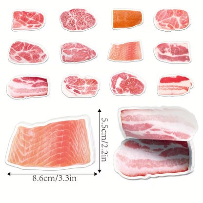 Assorted Meat Sticky Notes