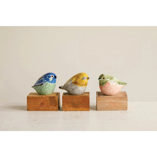 Hand-Painted Bird