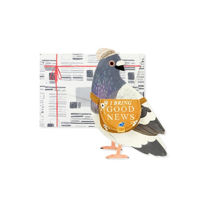 Messenger Pigeon Birthday/Congratulations Pop-Up Card