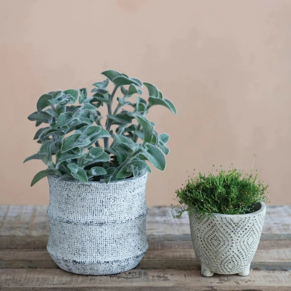 Embossed Sandstone Planter