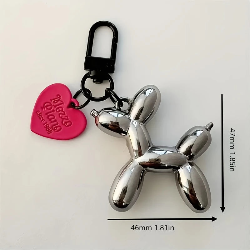Balloon keychain charm