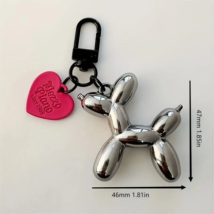 Balloon keychain charm