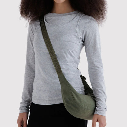 Small Nylon Crescent Bag