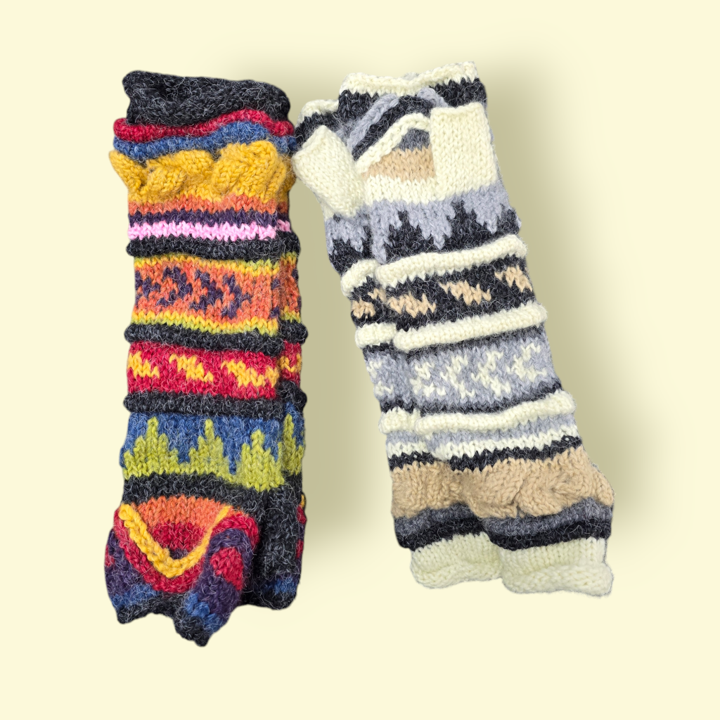 Knit Arm Warmers - Multi