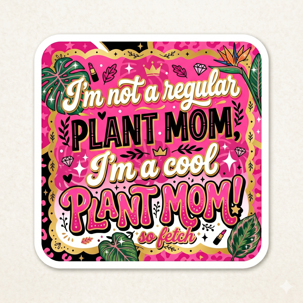 Sticker - Cool Plant Mom
