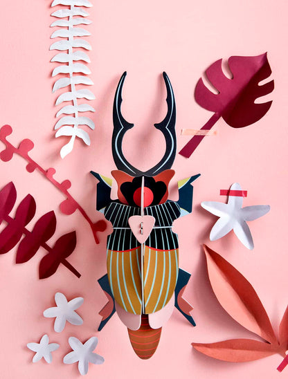 Giant Stag Beetle Wall Art