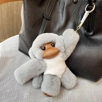 Monkey keychain charm