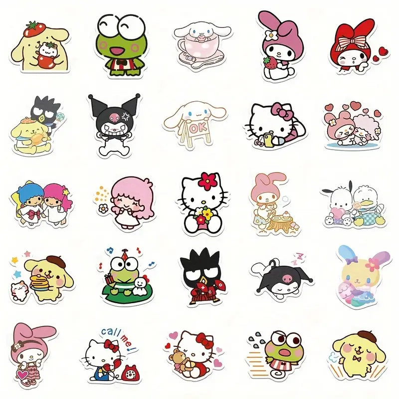 Kuromi/Hello Kitty Sticker