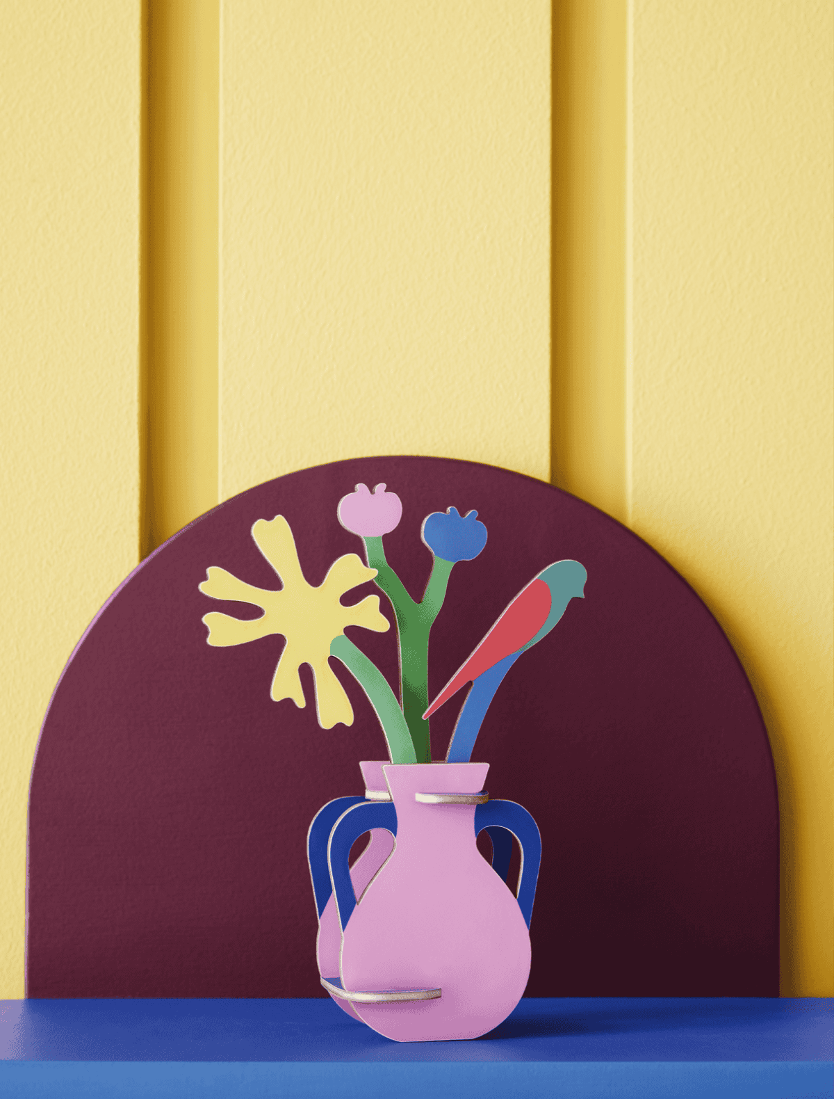 Pop Out Card - Matisse Paper Bloom