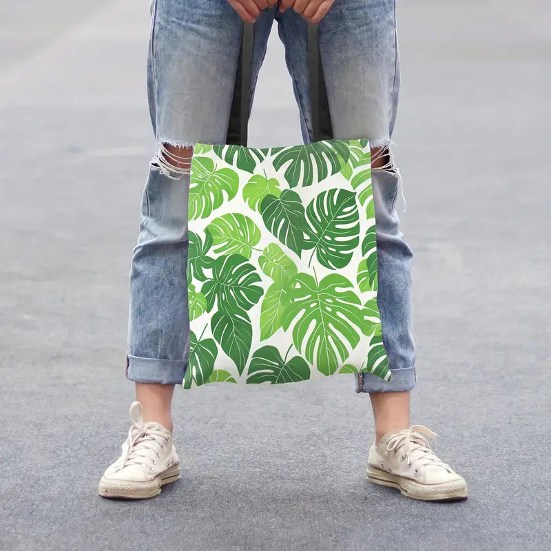 Monstera mini tote