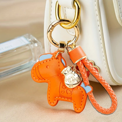 Horse keychain charm