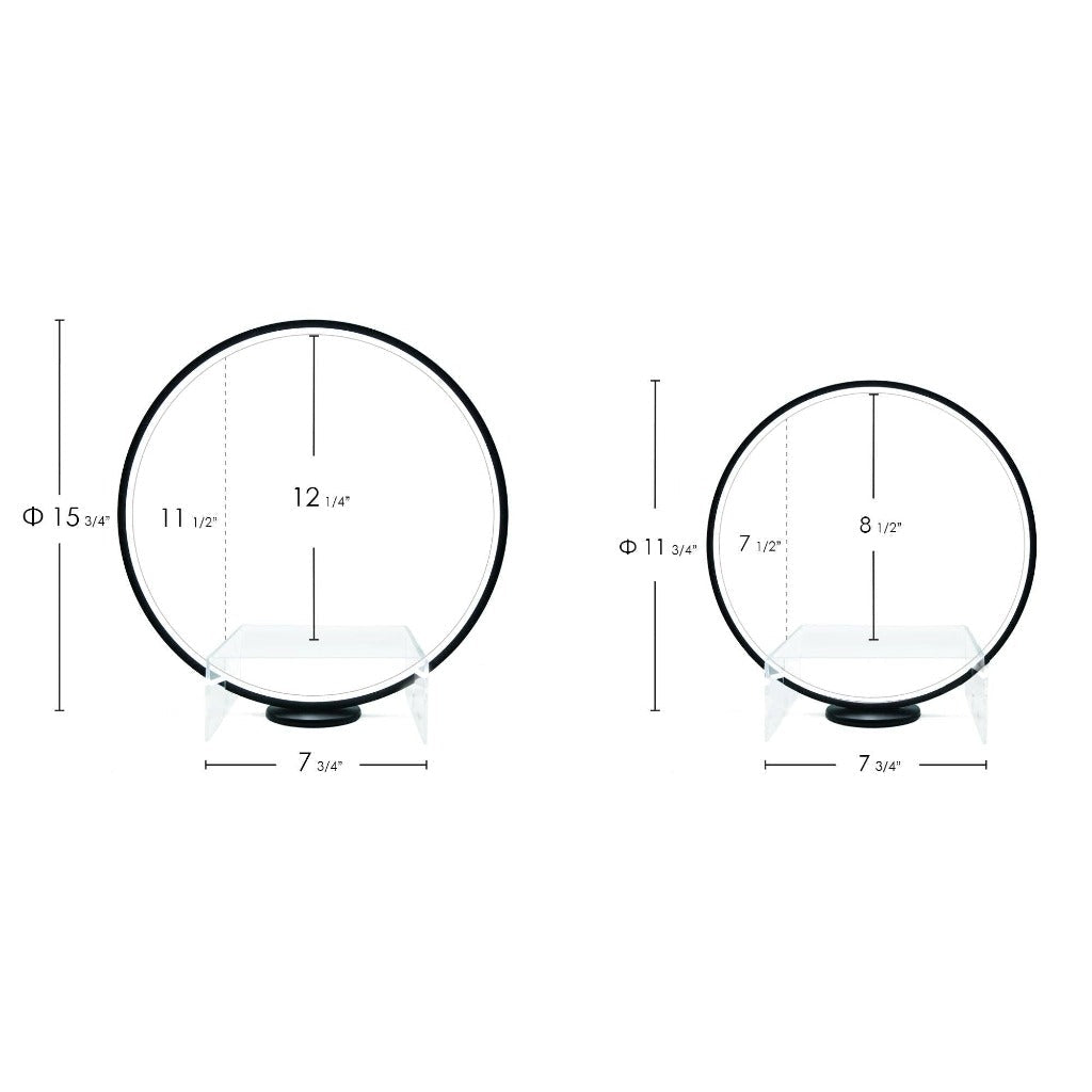 Circle Full Spectrum Plant Grow Light w/ Display Stand