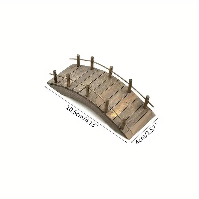 Miniature - wood bridge