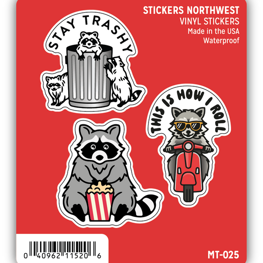 Stickers - Raccoon Trio