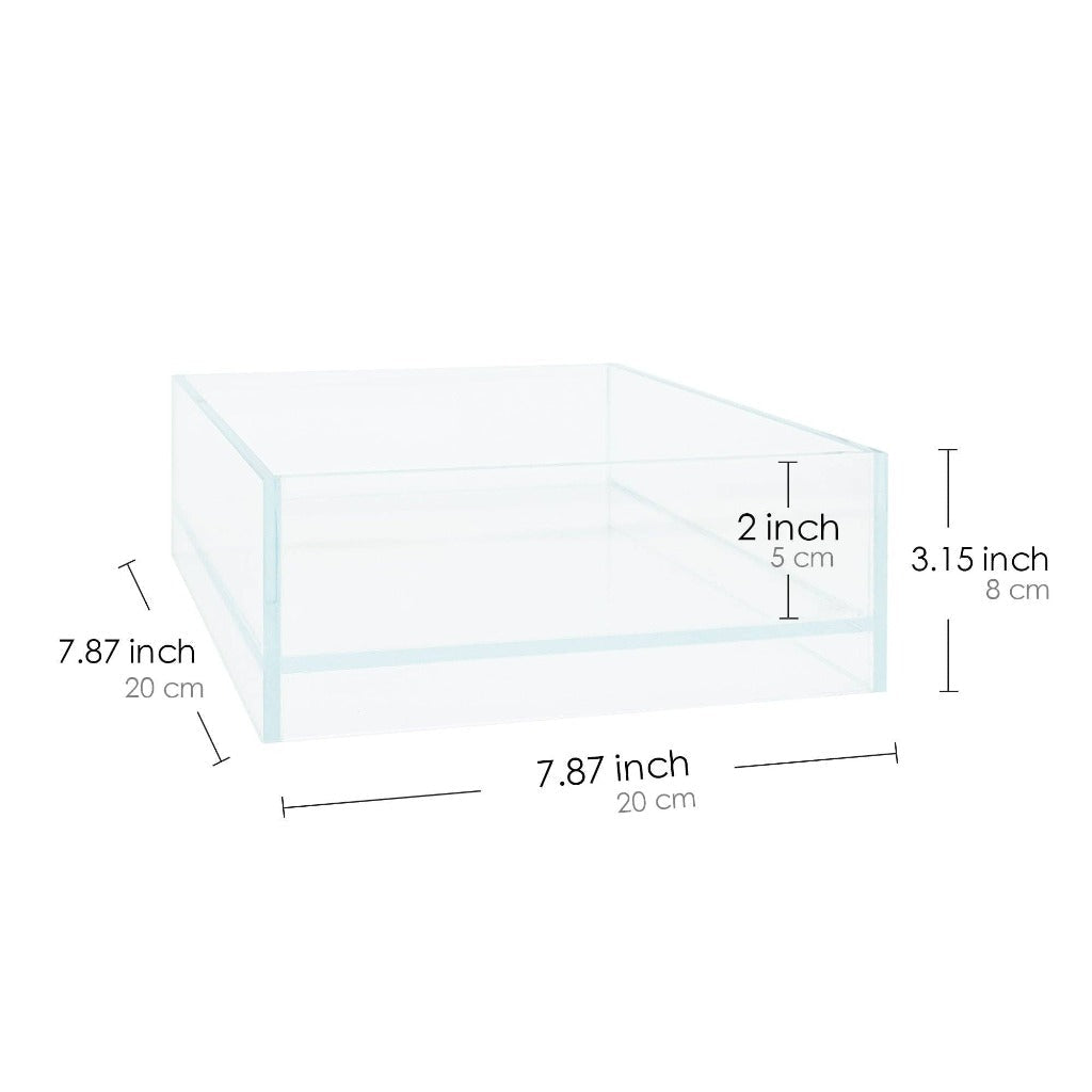 HIRO Aquatics Nano Shallow Rimless Tank