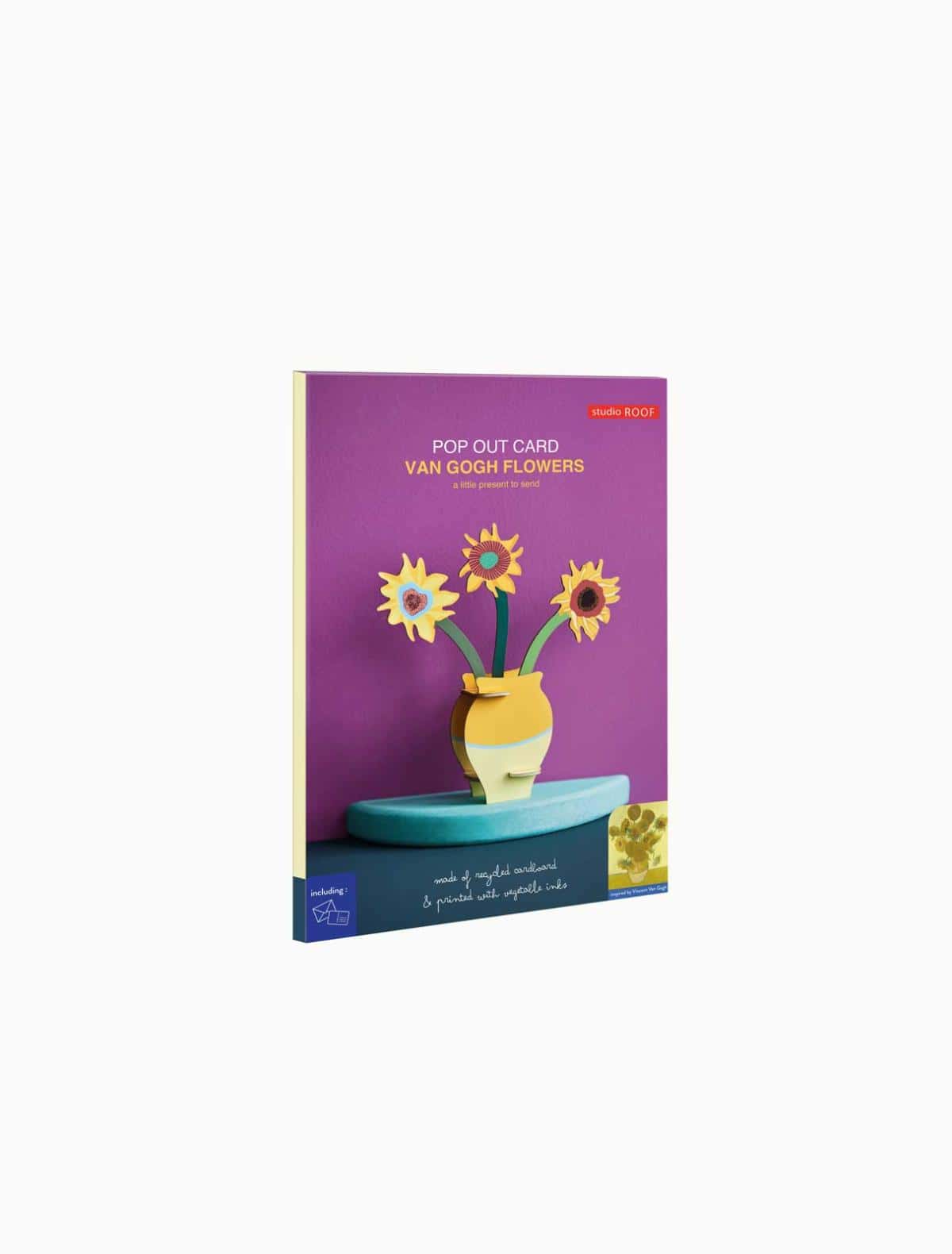 Pop Out Card - Van Gogh Flowers