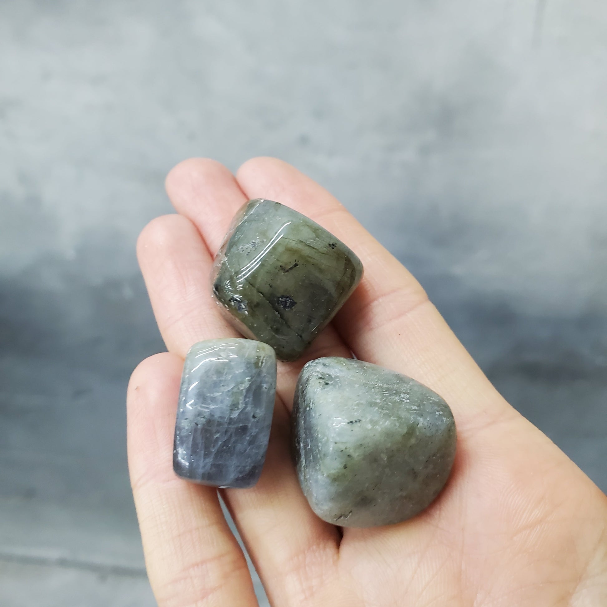 CRYSTALS - TUMBLED LABRADORITE