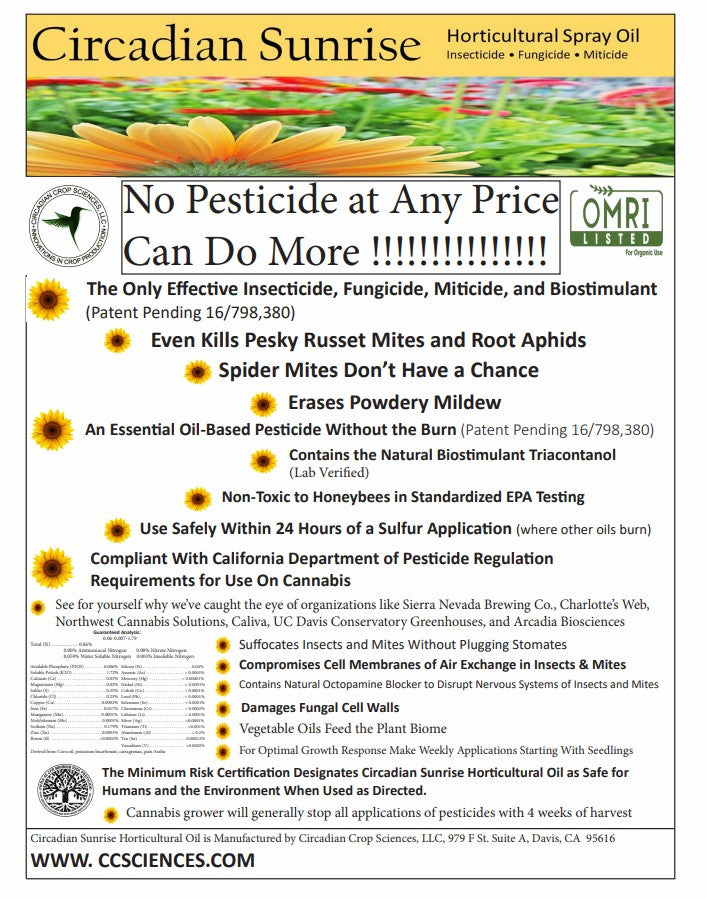 PLANT SUPPLIES - CIRCADIAN SUNRISE - 8 OZ