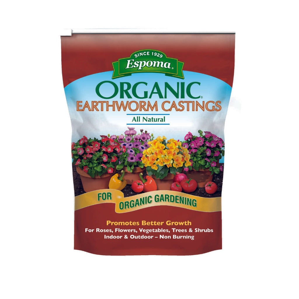 PLANT SUPPLIES - ESPOMA EARTHWORM CASTINGS - 4 QT